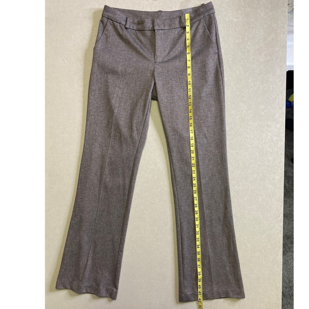 KUT from the Kloth Women Brown Heather Straight Leg Dress Pants SB10302 Size 10 - Picture 2 of 8